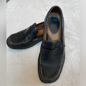 Born Black Leather Slip-On Loafers men’s 8